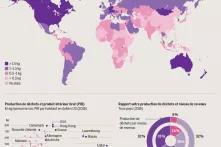 Abondance et effluence - Production de déchets par personne et par jour (2016)