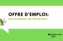 Offre d’Emploi : Assistant(e) de Direction