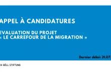 Appel à candidature : Evaluation du projet « le carrefour de la migration »