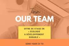 Offre de stage en « Ecologie & Développement durable »