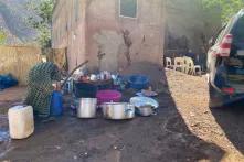 عيون متفجرة من المياه تمحي آثار الحزن من على قلوب منكوبي الزلزال