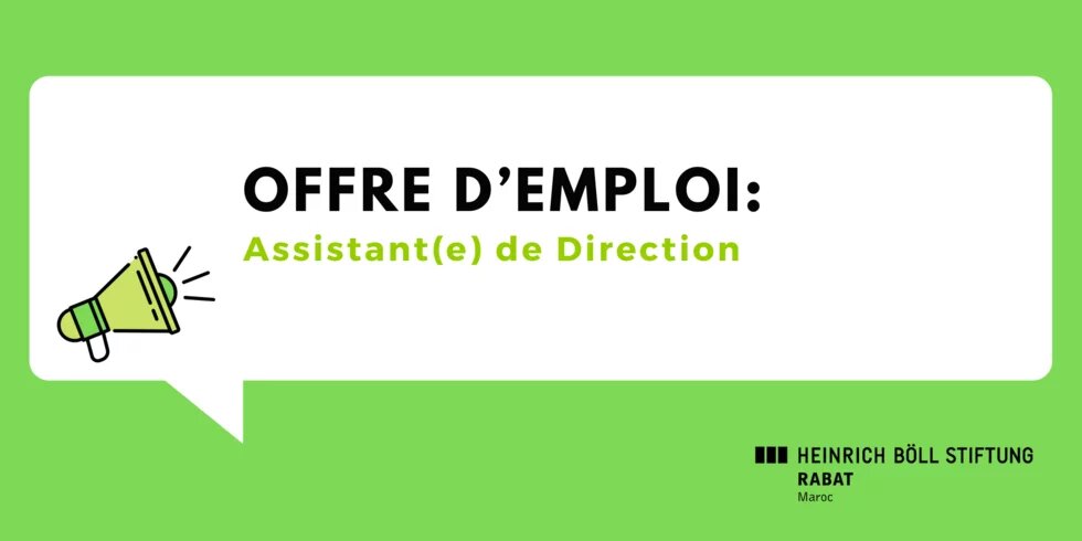 Offre d’Emploi : Assistant(e) de Direction