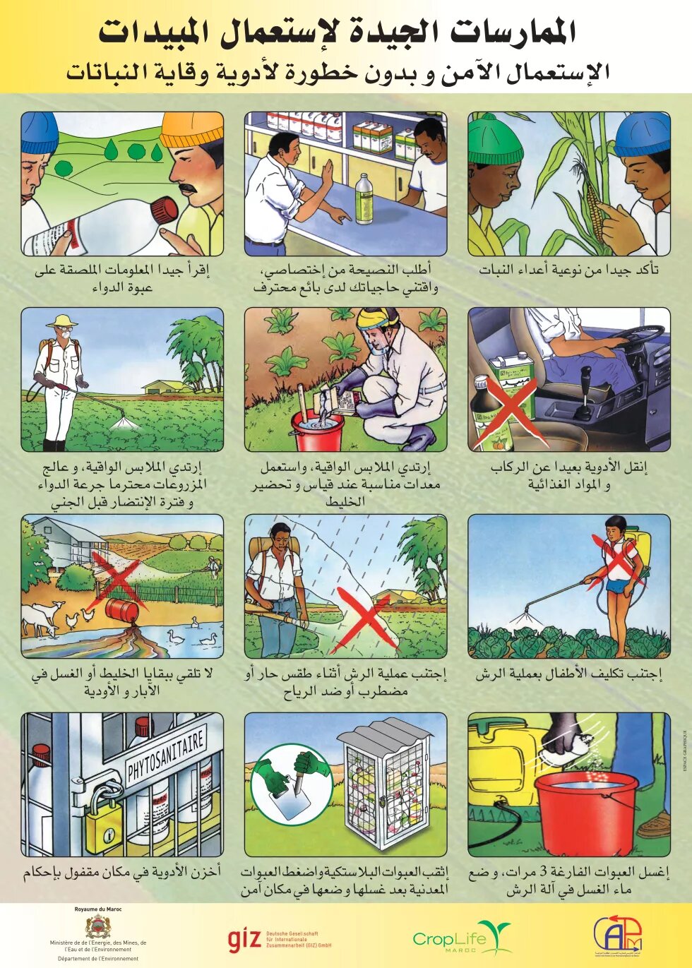 les dangers des pesticides et les bonnes pratiques de la manipulation des produits phytosanitaires