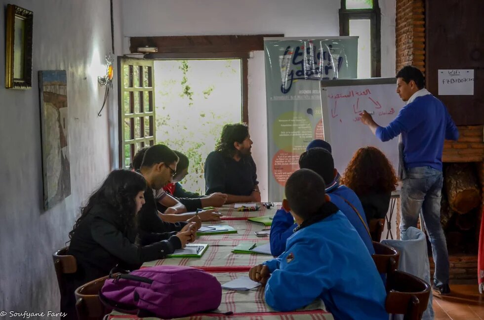 Participant/es à l'atelier de Chefchaouen