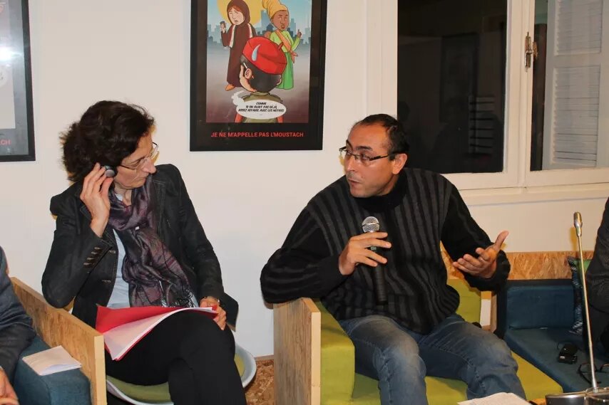 Nadja Odeh and Hicham Rachidi
